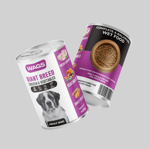 Giant Breed Dogs,  Chicken with Vegetables Pate