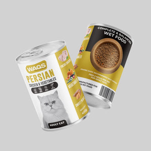 Wags  Persian Adult  Chicken with Vegetable pieces 400g