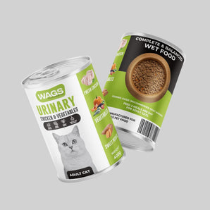 Wags Urinary Chicken with Vegetable pieces 400g