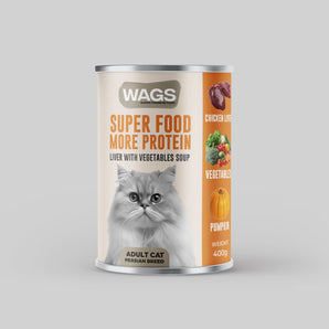 Liver with Vegetables & Soup (Superfood Mix) for Adult Cats 400 g