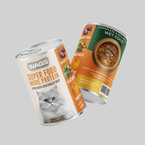Liver with Vegetables & Soup (Superfood Mix) for Adult Cats 400 g